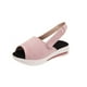 thumbnail image 2 of Verano nuevo estilo Casual moda boca de pescado gamuza sandalias de plataforma para mujer Wmkox8yii  nm4109, 2 of 5