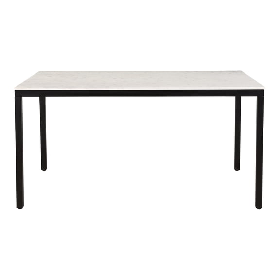 Moe's Home Collection Parson Stone Dining Table White Color