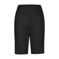 thumbnail image 5 of Mitankcoo Women's Stretch Comfy Bermuda Shorts - Athletic Workout Yoga Shorts for Summer, 5 of 8
