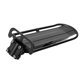 thumbnail image 1 of Portaequipajes trasero para bicicletas, portaequipajes universal de aleación de aluminio negro, resistente, fácil instalación, 1 of 8