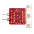 thumbnail image 2 of 4 Channel Way Route IRF540 MOSFET Switching Module for Motor Drive Dimmer Relaying Board Four Channel MOSFET Button Multicolor, 2 of 4