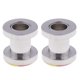thumbnail image 4 of 2 piezas de material acero inoxidable para túneles de oído, tapones para camillas, joyería para el cuerpo del oído de carne , 6 mm, 6 mm Hugo Ear Tunnel Plug, 4 of 10