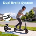 thumbnail image 5 of Electric Scooter with Seat, 8.5" E Scooter for Adults Max Speed 22 MPH, Powerful 350W Motor, 22 Miles Long Range, Max Speed 22 MPH, 5 of 8