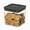 Matte Black, variant on Container - Airtight Food Storage - Big Square Short 2.8 Qt Ideal for 5 lbs of sugar, cookies or crackers