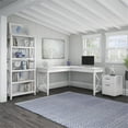 thumbnail image 2 of Pemberly Row Bureau en L de 60 Po avec Classeur Mobile et Bibliothèque, 2 of 7