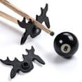 thumbnail image 2 of Billiards Cue Rack Bridge Head Cross Antlers Rod Holder Snooker Pool Plastic Staghorn Shape Black 1pc, 2 of 5