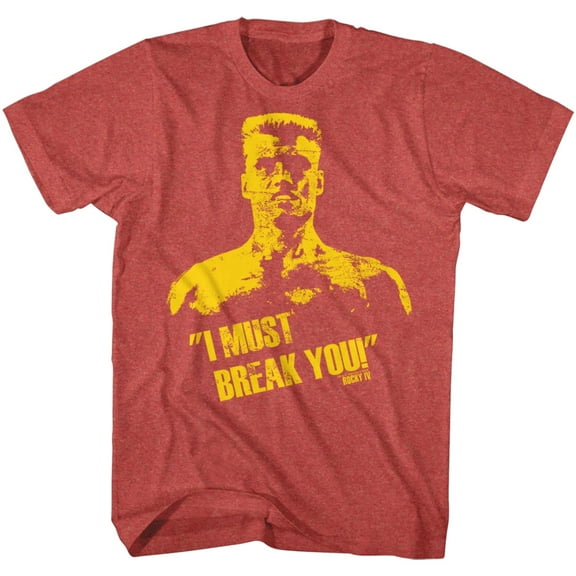 Rocky Break You Red Heather T-Shirt