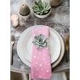 thumbnail image 2 of Valentine's Day Cloth Napkins Set of 4 Reusable Dinner Napkins, Ombre Pink Love Romantic Cocktail Napkin Washable Table Napkins for Wedding/Holiday Party/Baby Shower 20"x20", 2 of 7