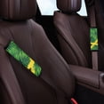 thumbnail image 3 of Chririnla Tropical Leaves Car Seat Belt Pads Non-Slip Seat Belt Shoulder Strap Covers Thick Universal Compatible with SUV Auto, 3 of 8