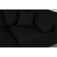 thumbnail image 6 of Meridian Furniture Serene Black Linen Fabric Deluxe Modular Sectional, 6 of 10