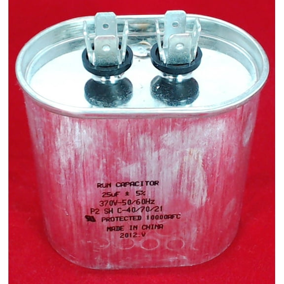CR25X370, Run Capacitor Oval 25 Mfd. 370 Volt