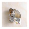 thumbnail image 2 of Porte-papier Toilette Rétro avec Couvercle en Laiton Monté au Mur, 2 of 4