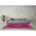 thumbnail image 3 of Ahgly Company Indoor Rectangle Medallion Pink Traditional Area Rugs, 3' x 5', 3 of 4