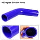 thumbnail image 4 of Universal 48mm 1.89 ID 45 Grados Coche Acoplador Silicona Manguera Azul, 4 of 6