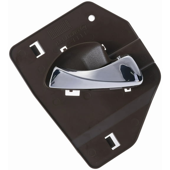 Dorman 81875 Front Passenger Side Interior Door Handle for Specific Chevrolet Models, Chrome Lever; Brown Housing