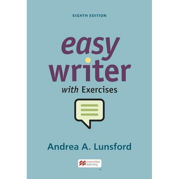 Pre-Owned EasyWriter with Exercises, 9781319393342, 1319393349, Paperback, Eighth edition
