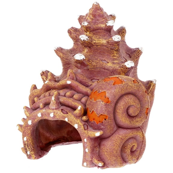 MLINS  Hide Ornament Snail Cave Decoration Fish Tank Freshwater Aquarium