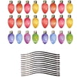 thumbnail image 1 of Magnetic Christmas Car Fridge Decorative Reflective Bulb Lights, 1 of 14