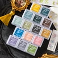 thumbnail image 2 of Yoofun 4pcs/set More Than One Color Famous Painting Color Material Ink Pad Set Creative DIY Journal Student Stationery c, 2 of 6