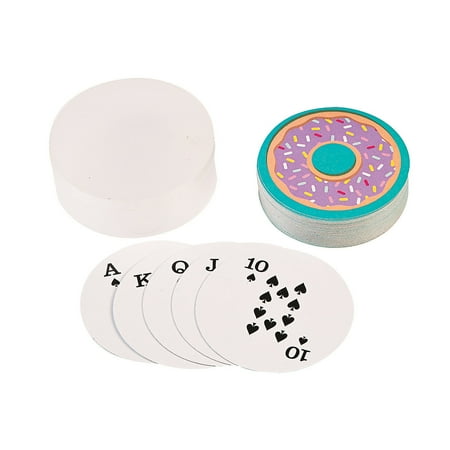 Donut Shaped Playing Cards - Party Favors - 12 Pieces price history on PriceWatchPro