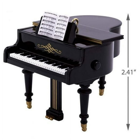 Hallmark Keepsake Christmas 2019 Year Dated Piano Musical Ornament (Plays I'm So Glad Jesus Lifted