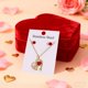 thumbnail image 4 of Joyería de acero inoxidable, decoración del hogar, delicado collar y aretes de clavícula, conjunto de joyas de acero inoxidable 304, luces dulces, regalo de lujo, decoración del hogar, decoración de o, 4 of 7