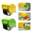 thumbnail image 2 of Stainless Steel Herb Chopper Handheld Manual Cutter For Garlic Ginger And Cilantro With Non Slip Grip, 2 of 8