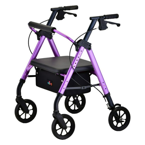 STAR HEAVY DUTY ROLLATOR, 450 LB. WEIGHT CAPACITY, PURPLE