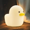 thumbnail image 1 of Duck Night Light Rechargeable,Night Light for Kids with Touch Sensor Led Squishy Lamp Portable Silicone Animal Kawaii Children Room Desk Decor Gifts, 1 of 7