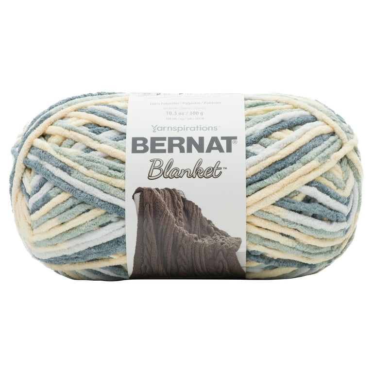 Cotton Yarn Bernat Blanket Yarn Sunshine Green Bernat® Chunky