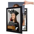 thumbnail image 1 of Americanflat Marco de fotos con almacenamiento de 11 x 14 - Marcos de almacenamiento de cambio rápido con plexiglás pulido - Capacidad para 35 fotos - Colección de marcos de almacenamiento - Marco de, 1 of 1