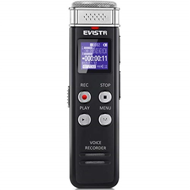 EVISTR 16GB Digital Voice Recorder Voice Activated Recorder with