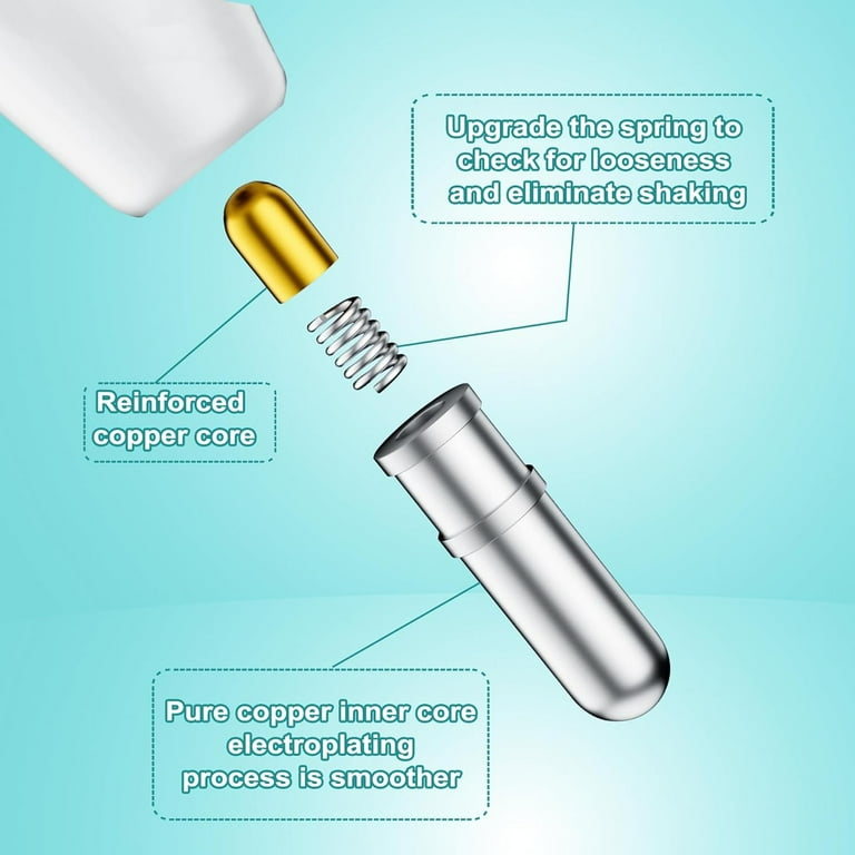 8 Pack Apple Pencil Tips, Upgraded Replacement Pencil Nibs