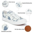 thumbnail image 3 of JENN ARDOR Canvas Shoes Women Sneaker Low Top Shoes Tennis Platform Lace Up Sneakers, 3 of 8