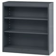 thumbnail image 2 of Sandusky Welded Steel Freestanding Bookcase Storage Cabinet, Charcoal, 2 of 6