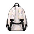 thumbnail image 3 of Unicorn and Cloud Pink Pattern Cute School Backpack Bag for School with Padded Back and Adjustable Shoulder Straps 15.25"x11.5"x5.25", 3 of 5