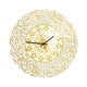 thumbnail image 5 of Reloj de pared silencioso con caligrafía religiosa acrílica para dormitorio infantil, decoración del hogar Dorado, 5 of 9