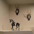 thumbnail image 2 of Horse Sculpture Metal Led Animal Sculpture Home Restaurant Decoration Housewarming Gift-b, 2 of 4