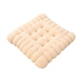 thumbnail image 2 of Almohada de meditación de cuadradas almohada de almohadilla de silla simple y cómoda para almohada de lanzamiento para el balcón del Beige, 2 of 8