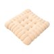 thumbnail image 2 of Cojín con forma de galleta, cojín de galleta, cómodo y moderno para el suelo. Beige, 2 of 9
