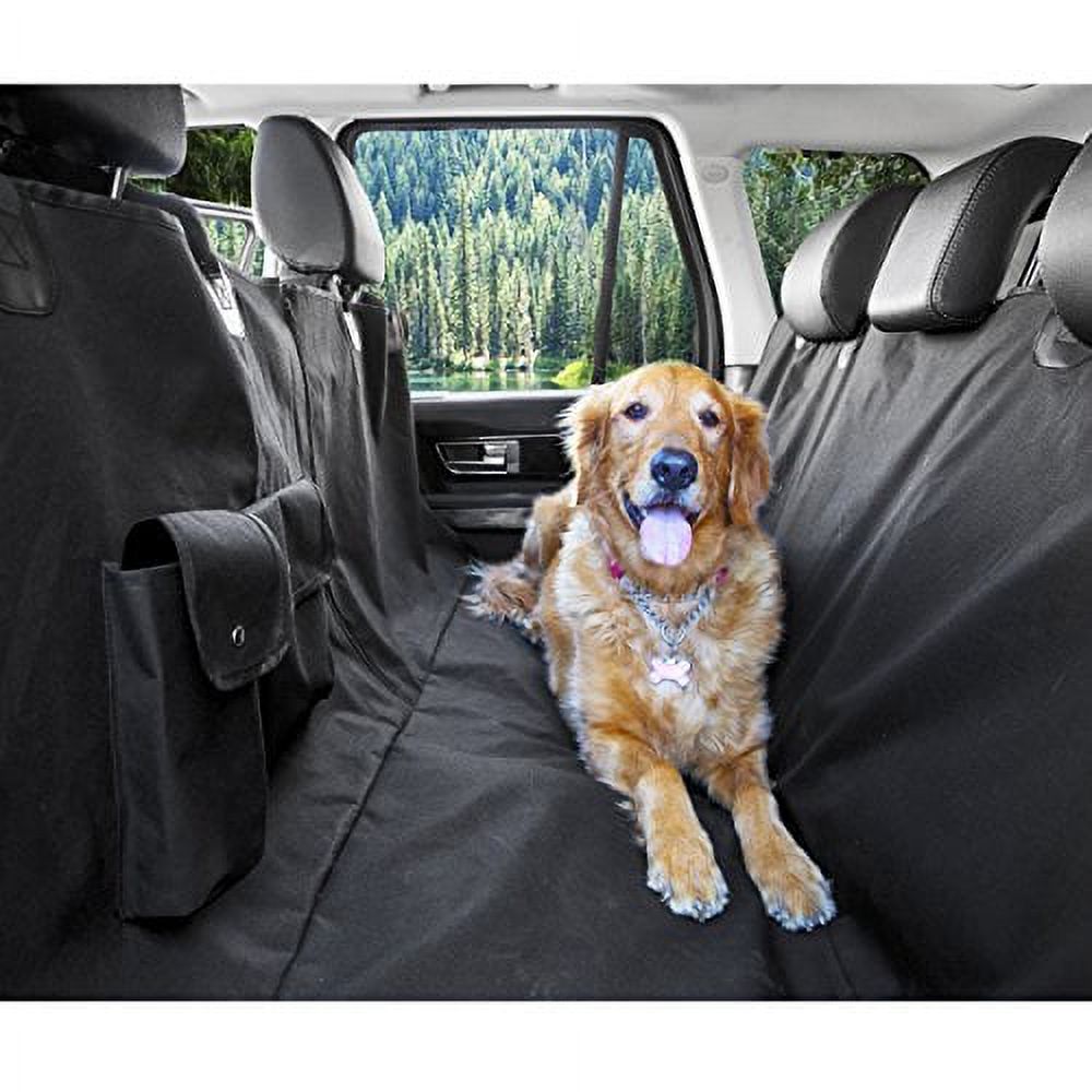 BarksBar Original Pet Seat Cover for Cars - Black, WaterProof & Hammock Convertible - image 3 of 3
