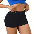 thumbnail image 4 of Prolriy Padded Butt Underwear for Women, Women's Solid Color Mid Waist Detachable Fart Pad Perky Buttocks Shaping Flat Angle Pants Shaping Underwear Butt Lifting Panties Black XL, 4 of 5