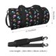 thumbnail image 2 of Fotbe purple cyan brown Skull Bolsa Deportiva de Lona Plegable con Estampado, Bolsa de Gimnasio con Bolsillo Seco/Húmedo, Bolsa de Viaje Ultraligera de Gran Capacidad, 2 of 6
