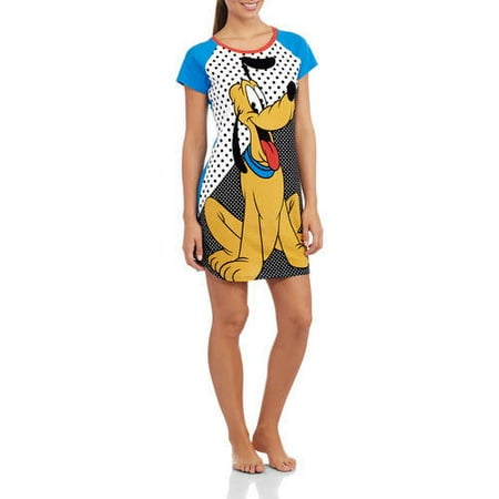 Disney's Classic Pluto 2X/3X Plus Size Night Shirt