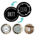 thumbnail image 3 of Circle Dishwasher Magnet Clean Dirty Sign, Double Sided Dirty Clean Dishwasher Magnet Indicator, Strong Non-Scratching Magnet, Kitchen Safe, Waterproof, and Decorative Design, 3 of 4