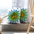 thumbnail image 6 of LALILO Throw Pillow Covers Bohemian Sun And Moon Tattoo Symbol Boho Chic Cushion Cover 18" x 18", 2 Pack, 6 of 6