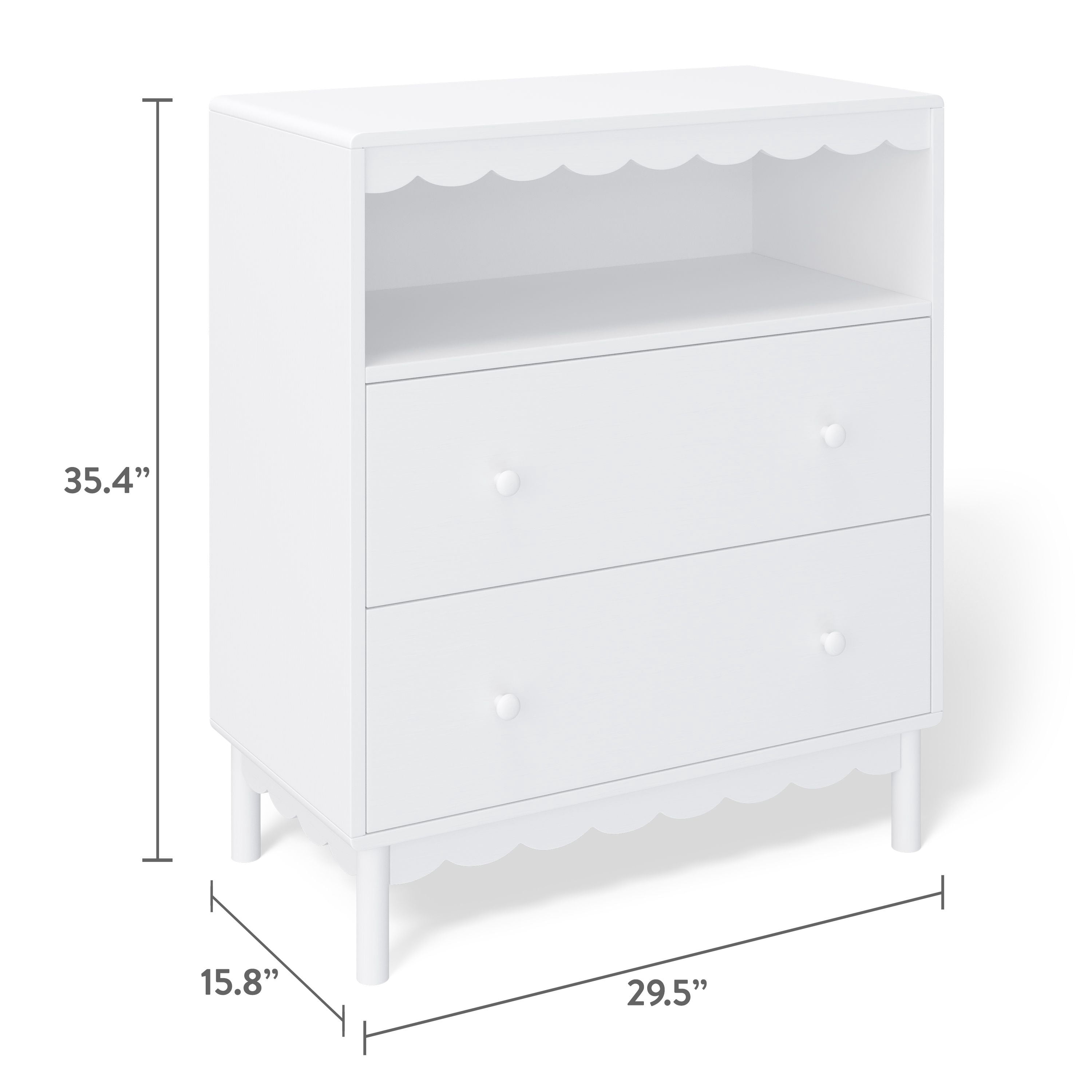 white dresser target : Dressers & Chests : Rest assured Modern 3 Drawer Dresser White