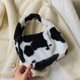 thumbnail image 4 of PC120 Bolso de felpa para las axilas, bolsos de hombro esponjosos para mujer, bolso de mano de felpa peluda, 4 of 5