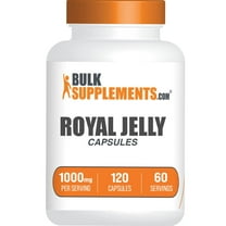 BulkSupplements Royal Jelly Capsules - Gluten Free, 2 Capsules per Serving, 1000mg per Serving (120 Capsules - 60 Servings)