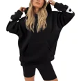 thumbnail image 4 of Sudaderas De Mujer Afelpada Moda Casual Hoodie Con Capucha, 4 of 7